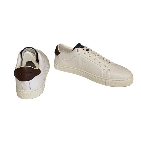 Ted Baker Men's Off-White and Brown Sneakers - Picture 3 of 9
